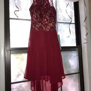 Speechless red dress.